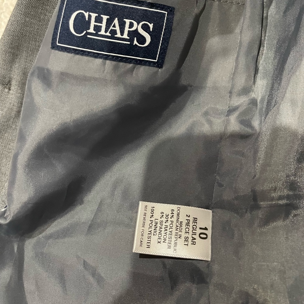 Boys suits color grey size 10